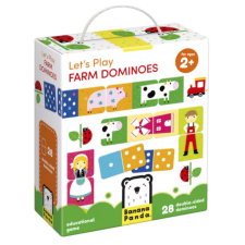 Banana Panda Farm dominó - (Farm Dominoes - Banana Panda) kreatív és készségfejlesztő