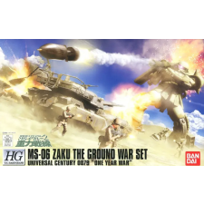  Bandai HGUC 1/144 MS-06 ZAKU THE GROUND WAR SET 62835 makett