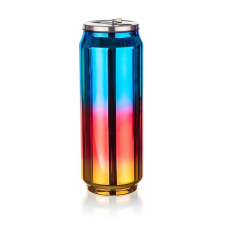 Banquet BE COOL termosz 430 ml, kék-piros-arany termosz