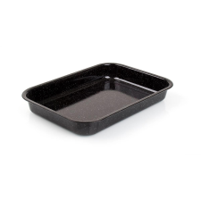 Banquet CULINARIA zománcozott sütőedény Black, 42×29×6 cm (8591022609798) edény
