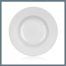 Banquet DIAMOND LINE mély kerámia tányér, 22,2 cm, fehér 60322120 tányér és evőeszköz