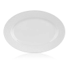  BANQUET DIAMOND LINE ovális kerámia tányér, 34,5 x 24,2 cm, fehér 60322123