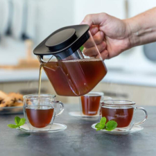 BANQUET Duplafalú csésze csészealjjal DOBLO 80 ml, magas 04205037 bögrék, csészék