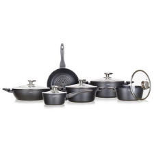 Banquet edénykészlet tapadásmentes felülettel DIAMON Matte Grey, 11 db (A16497) edény