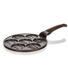 Banquet GRANITE BROWN Smile Tarkedlisütő, tapadásmentes felület, 7 lyukú, 26 cm (A25987) edény