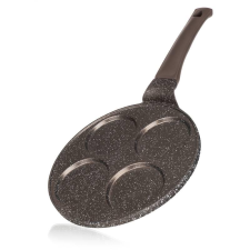 Banquet GRANITE Dark Brown Tarkedlisütő, tapadásmentes felület, 4 lyukú, 26 cm (A25988) edény