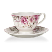 BANQUET Kerámia csésze csészealjjal Rose 220 ml 60322081 bögrék, csészék
