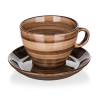  BANQUET PALAS Csésze és csészealj 290 ml, barna 60322823