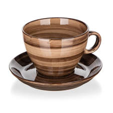  BANQUET PALAS Csésze és csészealj 290 ml, barna 60322823 bögrék, csészék