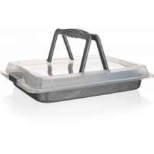 Banquet Tepsi tapadásmentes felülettel GRANITE 42x29x4.5cm, fedővel (A12236) edény