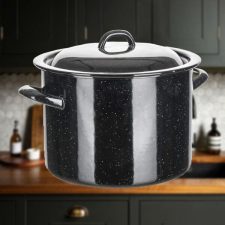  BANQUET zománcozott lábas fedővel, 17 l 30cm 13VEFP30 edény