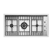 Barazza Beépített gázfőzőlap, Barazza, Lab Evolution, 3 égős, 90 cm, rozsdamentes acél főzőlap