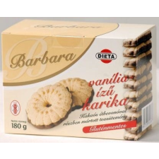 Barbara Barabara gluténmentes vaníliás karika 180g csokoládé és édesség