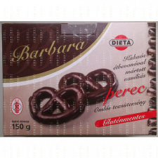 Barbara gluténmentes kakaós étbevonós vaníliás perec 150 g gluténmentes termék