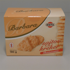  Barbara gluténmentes kréker sajtos 150 g reform élelmiszer