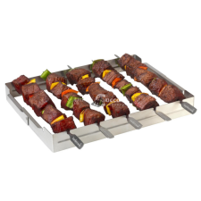 BARBECOOK Barbecook BC-ACC-7017 sütőnyárs tartó, rozsdamentes acél, 5 férőhelyes kerti sütés és főzés