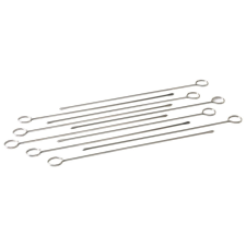 Barbecook BC-ACC-7073 10db-os rozsdamentes acélnyárs készlet, 33cm kerti sütés és főzés