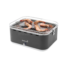 BARBECOOK BC-CHA-1015 Carlo asztali faszenes grill, szürke, 44x33x21cm grillsütő