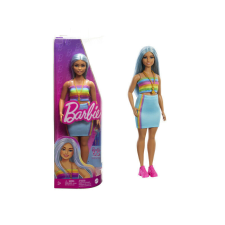 Barbie 65. Évfordulós baba szivárványos topban baba