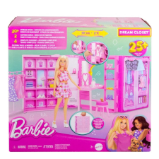 Barbie álomszekrény ruhákkal játékbaba felszerelés