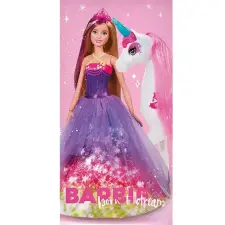  Barbie Born to Dream fürdőlepedő, strand törölköző 70x140cm lakástextília
