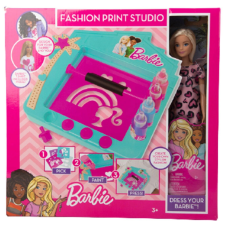 Barbie divattervező stúdió babával barbie baba