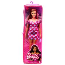 Barbie Fashionistas sAtena baba rózsaszín pöttyös ruhával barbie baba