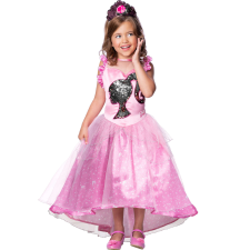 Barbie hercegnő jelmez - SEQUIN PRINCESS lányoknak 116 cm 5-6 éveseknek jelmez