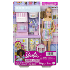 Barbie játékkészlet fagylaltozó baba