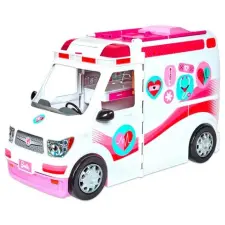 Barbie : mentőautó barbie baba