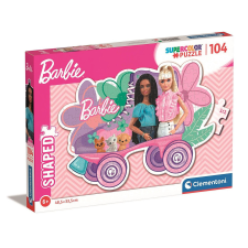 Barbie Roller Skate 104 db-os forma puzzle Clementoni puzzle, kirakós