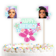  Barbie Sweet Life torta dekoráció 26 cm party kellék