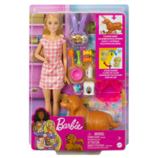 Barbie újszülött kiskutyusok játékszett (2022) barbie baba