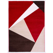 Barcelona E198_FMA42 piros-bézs geometriai mintás szőnyeg 160x230 cm lakástextília
