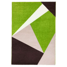 Barcelona E198_FMA52 zöld-bézs geometriai mintás szőnyeg 160x230 cm lakástextília