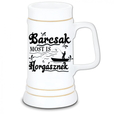 Bárcsak most is horgásznék - Kerámia Söröskorsó sörös pohár