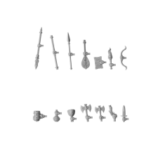  BardSongs Simple Weapons and Accessories (6977025870892) makett
