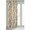  Bari bársony sötétítő függöny egzotikus levél mintával Fehér 140x250 cm