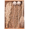  Barkácsdoboz szárított növényekkel 5 cm x 38 cm x 26 cm