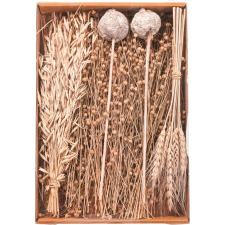  Barkácsdoboz szárított növényekkel 5 cm x 38 cm x 26 cm karácsonyi dekoráció