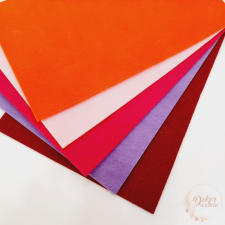  Barkácsfilc lap dekorációs kellék