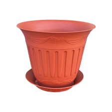 BarkácsVilág Virágcserép+alátét ETIKA 25x21 cm kerti tárolás