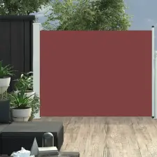  Barna kihúzható oldalsó teraszi napellenző 140 x 500 cm kerti bútor