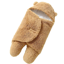  Barna overall babáknak, JOZY®, 80 cm-es, puha polár, kényelmes babaruha szett