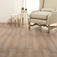 barna tölgyszínű öntapadó 2 mm-es PVC padlóburkoló lapok 5,21m² dekorburkolat