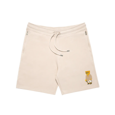 Baron Filou SS25 Embroidered Shorts Filou CXVIII. - Pearl White