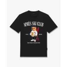 Baron Filou T-Shirt Filou CXXXV. APRÈS SKI CLUB - Black női póló