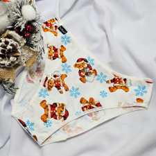 Barones KARÁCSONYI pamut bugyi fehér maci mintás 2XL női alsó