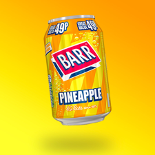 Barr Pineapple üdítőital 330ml üdítő, ásványviz, gyümölcslé