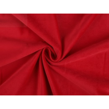  Bársony anyag strukturált - Piros dekorációs kellék